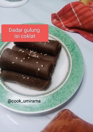 Foto resep Dadar gulung isi coklat