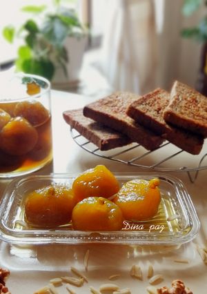 عکسی از دستور مربای انجیر