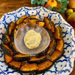 A picture of Pumpkin with Mayo Cheese Sauce.