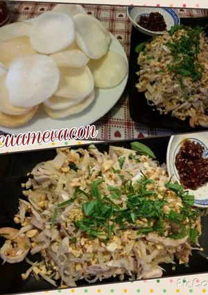 Hình của món Mít Trộn Đất Quảng.