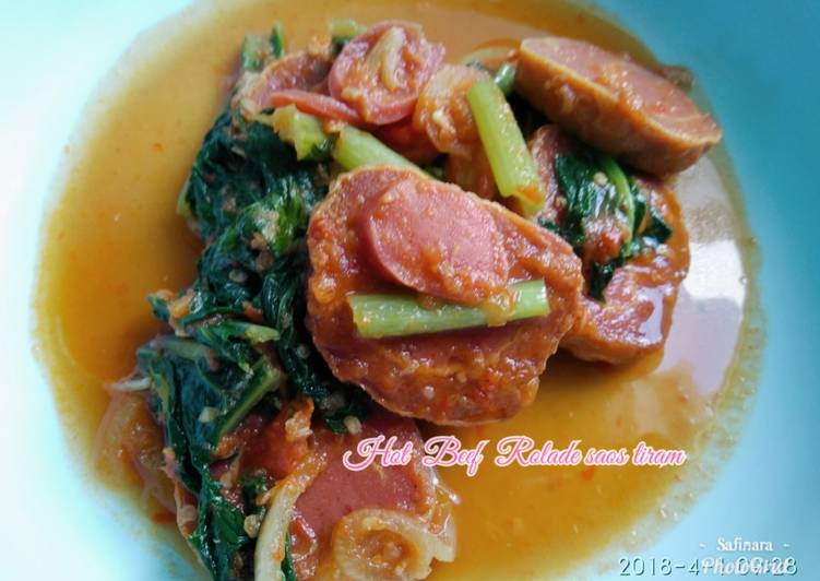 Resep Hot Beef Rolade saus Tiram #rabuseru Super Lezat