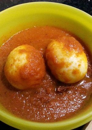 A picture of Egg Curry (ultra easy).