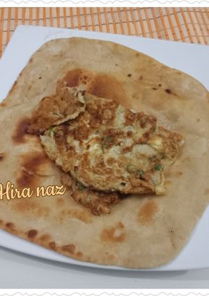 A picture of Spicy Egg With paratha.