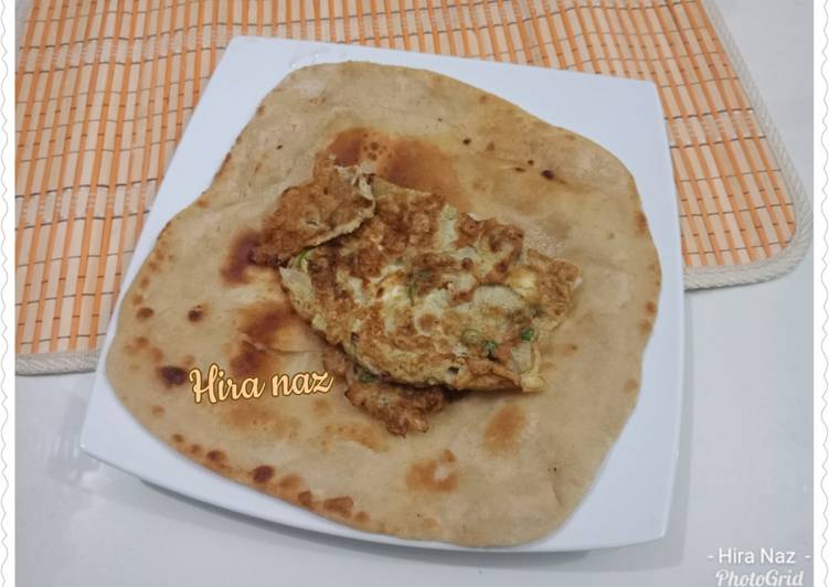 Spicy Egg With paratha