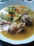 Sopa de res y vegetales