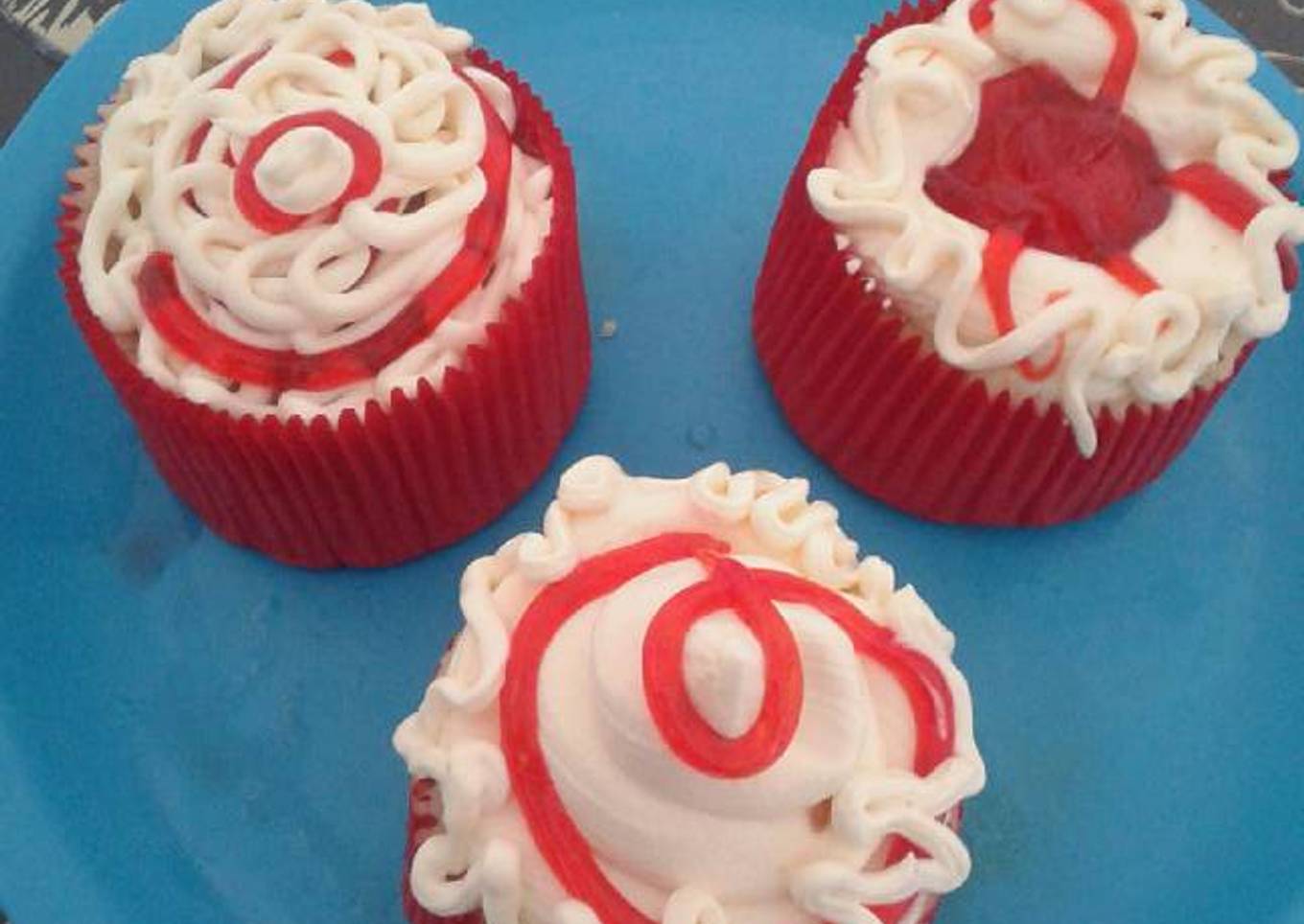 CupCake relleno de leche condensada en MICROONDAS