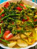 221-Bacalhau Sexta-Feira Santa e Instant Rice Noodles vegetariano