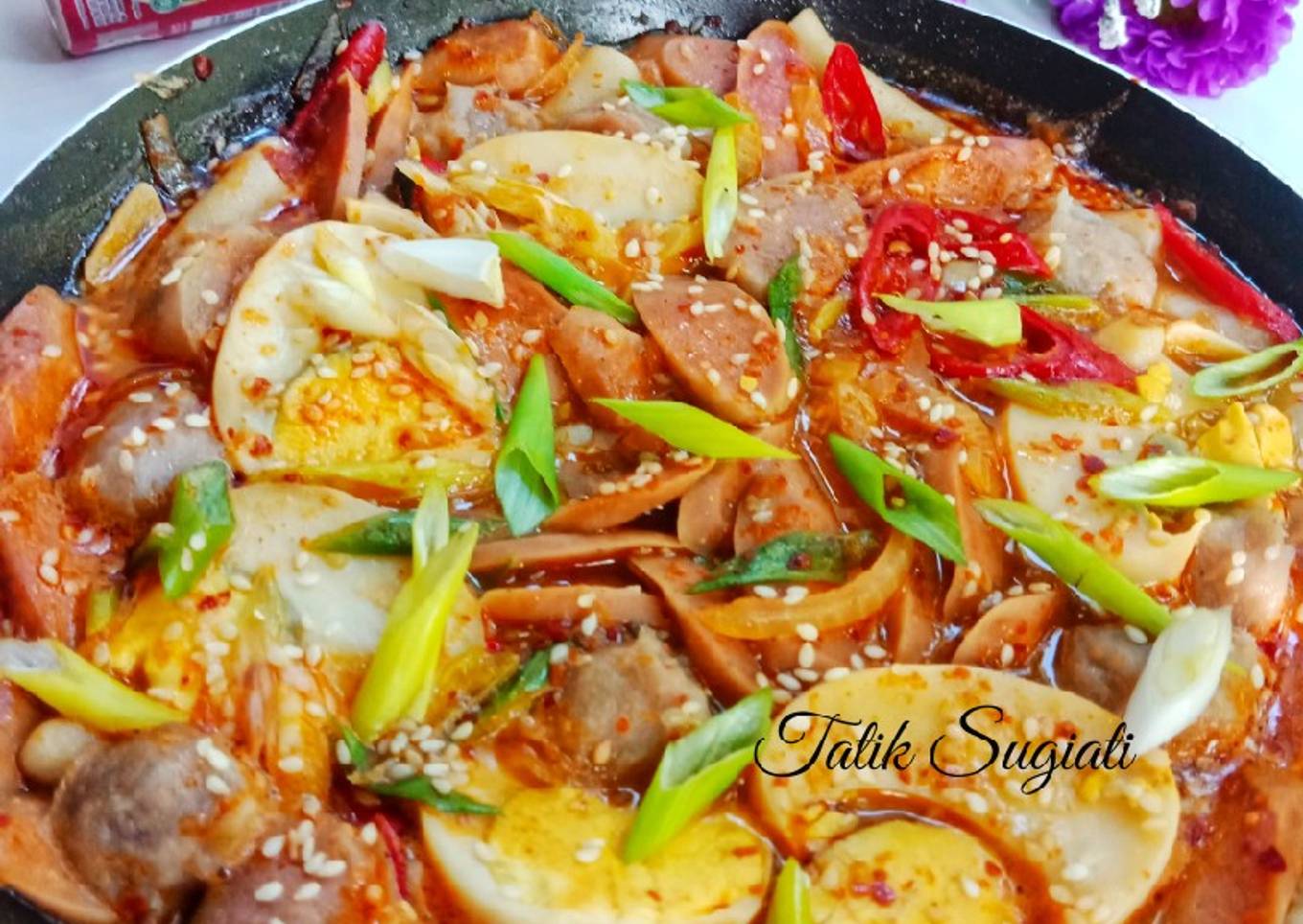 Tteokbokki (Resep tanpa Gochujang)