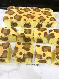 Foto resep Ogura Cheese Cake Leopard Pattern