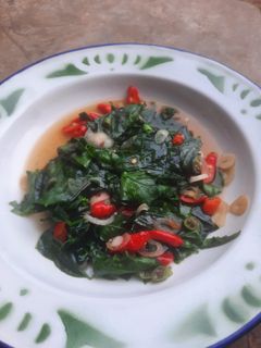 Foto resep Tumis Pedas Daun Katuk