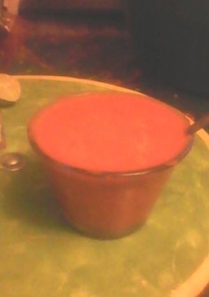 Una foto de Salsa roja al tequila