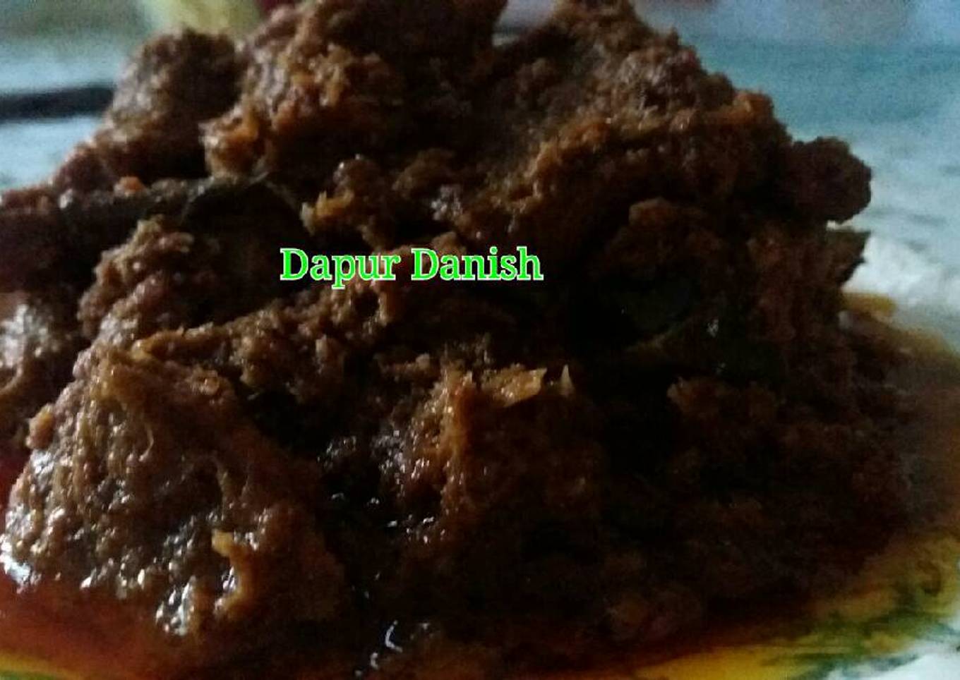 Rendang daging bumbu instant