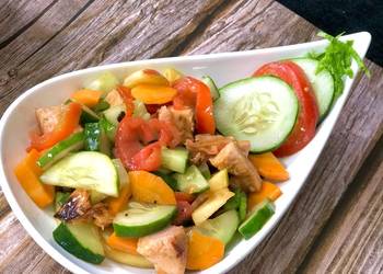Easiest Way to Cook Tasty Chicken salad with orange dressing
