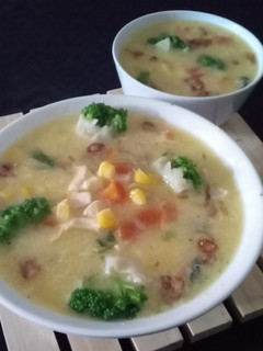 Foto resep Sup Cream Jagung Ayam Brokoli