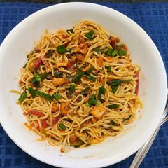 Chicken Hakka Noodles A picture of Chicken Hakka Noodles.