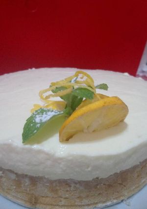 Una foto de Cheesecake de limón