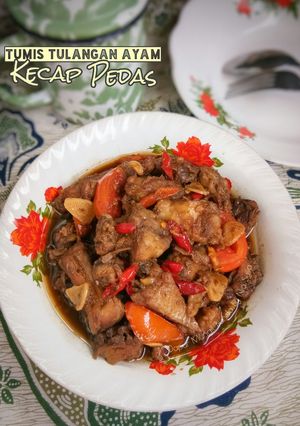 Foto resep Tumis Tulangan Ayam Kecap Pedas