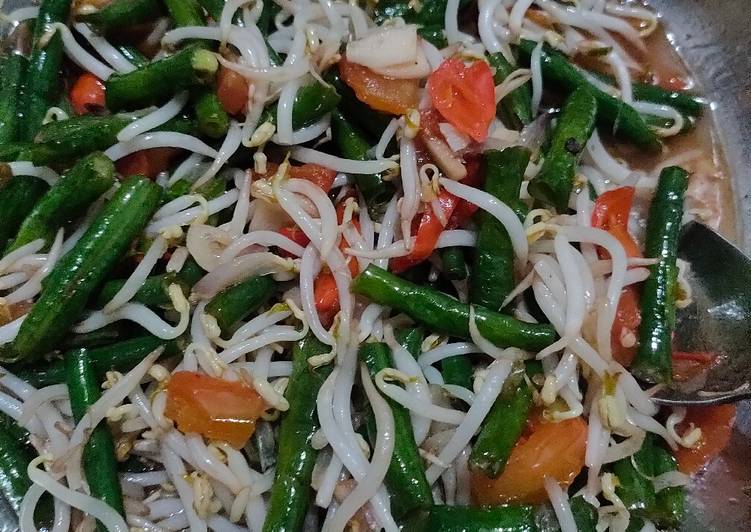 Tumis Kacang Panjang Toge