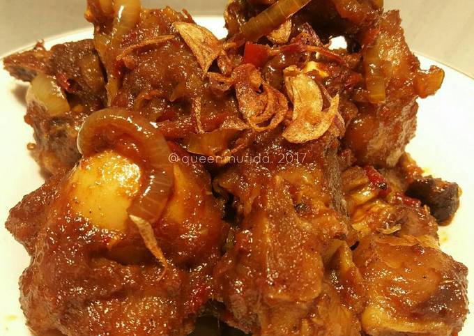 Resep Krengsengan Tulangan Kambing, Lezat Sekali