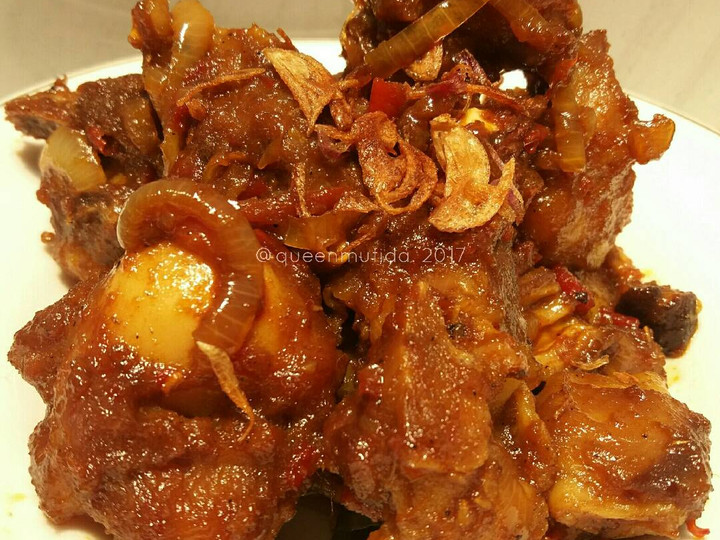 Resep Krengsengan Tulangan Kambing, Lezat Sekali