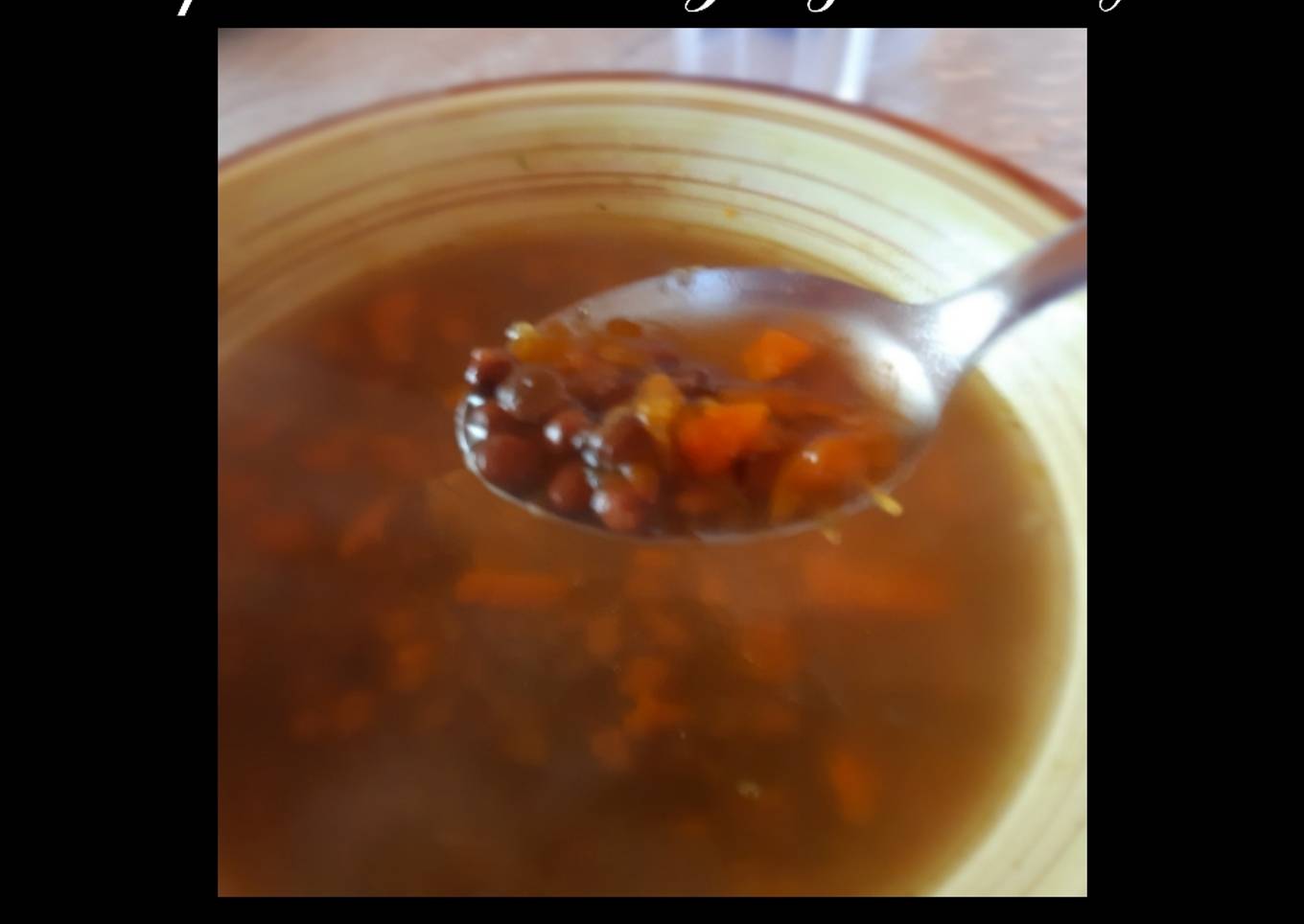 Sopita de Calabaza y Lentejas 😊