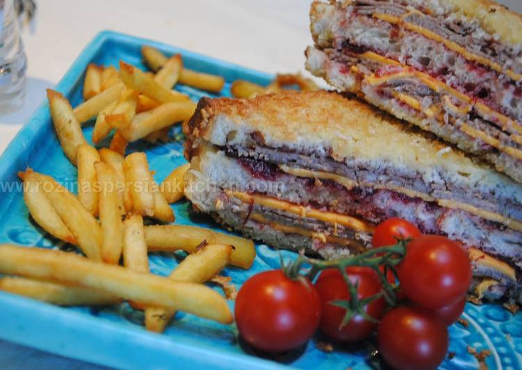 Recipe of Quick Monte Cristo sandwich