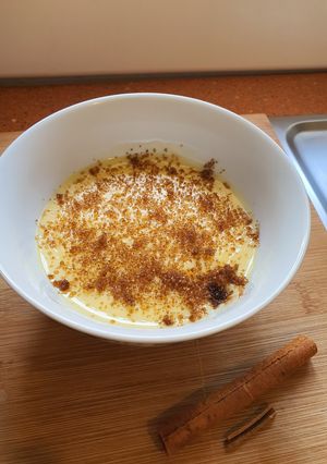 Una foto de Crema catalana