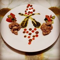 A picture of Chicken malai boti kabab.