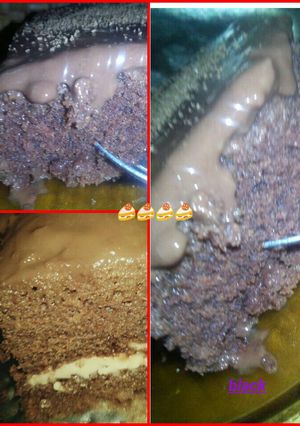 صورة لوصفة كيكة الشوكولاة ع طريقتي 😀🍮