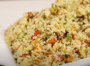 Foto de Couscous com Vegetais Assados