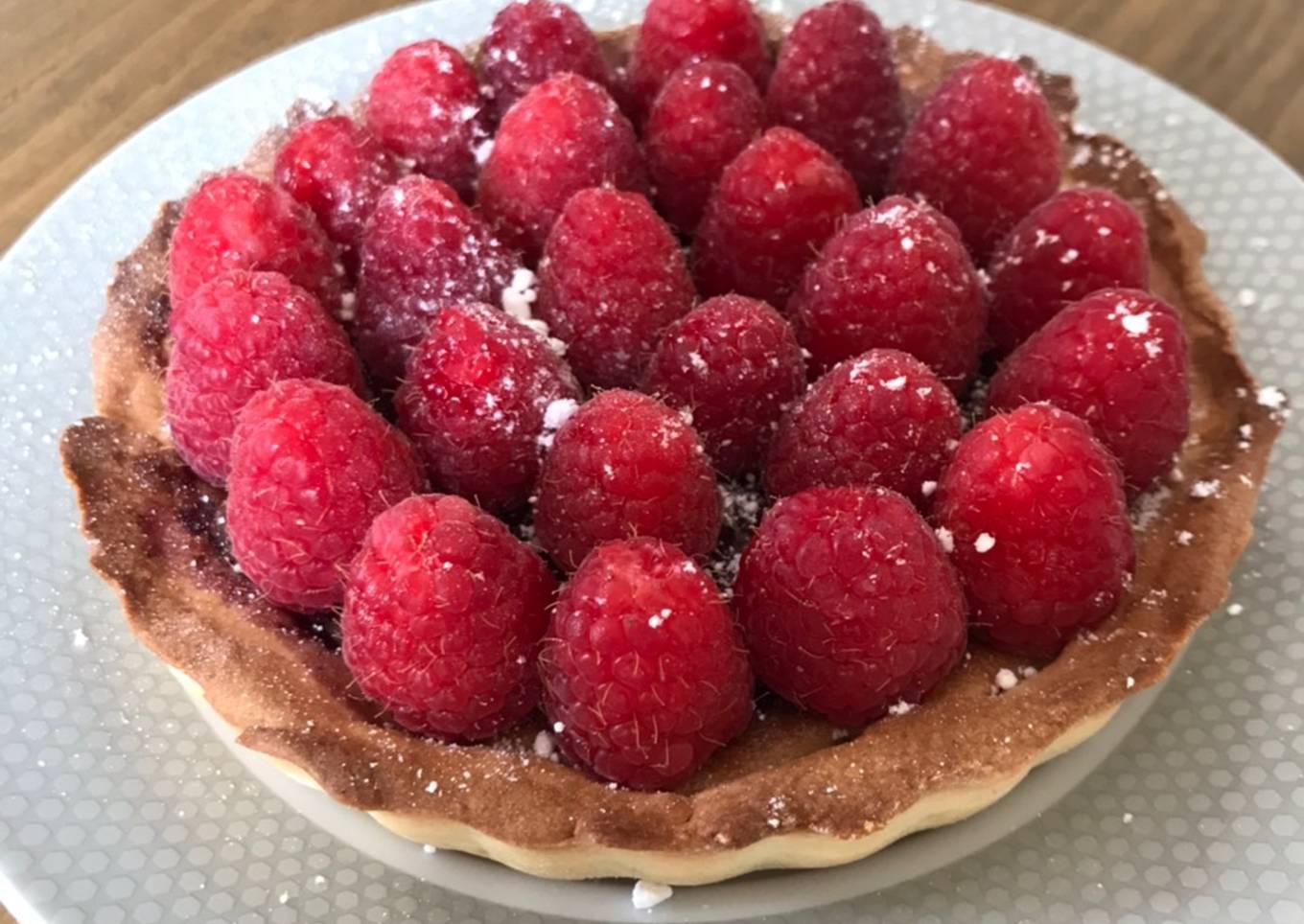 Tartelette amandine aux framboises