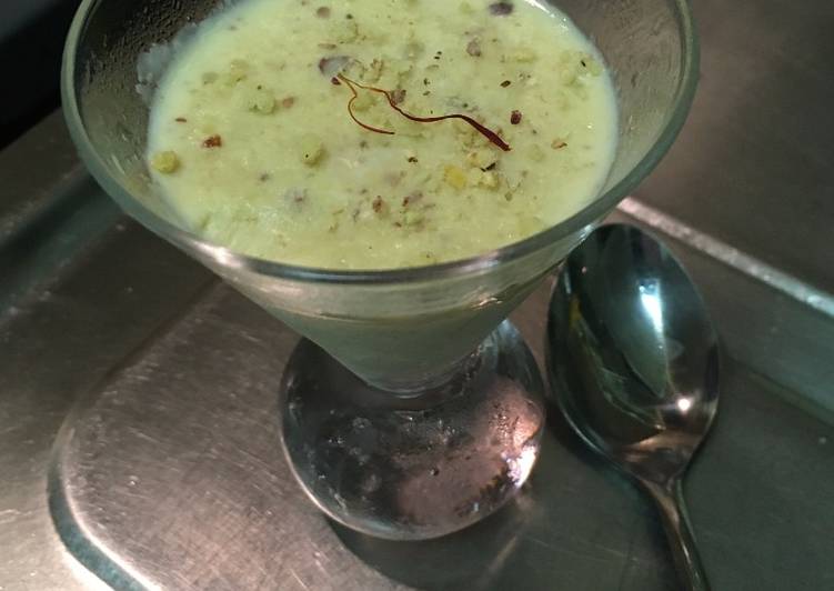 Recipe of Any-night-of-the-week Saffron Almond Pistachio  Kulfi