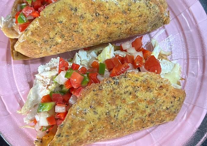 Tortillas para tacos keto Receta de Mare- Cookpad