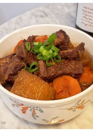 紅燒牛腩 的食譜成品照片
