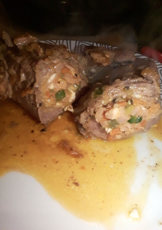 Una foto de Tapa de nalga rellena