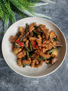 Foto resep Tumis Kacang Panjang Tempe Tahu