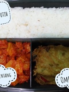 Foto resep Omelet Mie