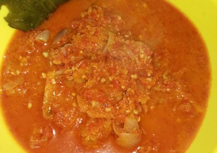 Langkah Mudah untuk Menyiapkan Sambal tulang sapi (tulang manih), Bikin Ngiler