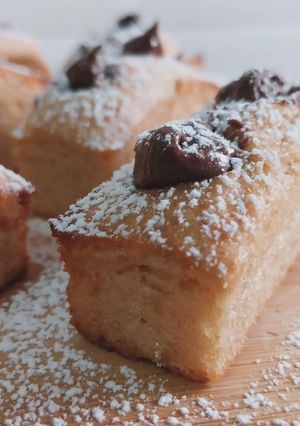 Una foto de Bizcochitos de crema de cacahuete con relleno (sin gluten)