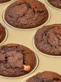 Muffins de café e chocolate