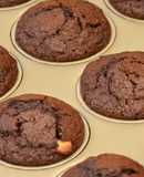 Muffins de café e chocolate