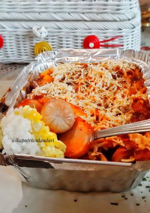 Foto resep Fettuccine Bolognese Rice