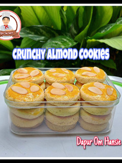 Foto resep Crunchy Almond Cookies 😋