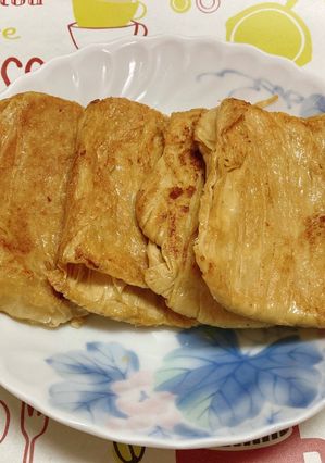 麻油煎豆皮 的食譜成品照片