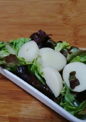 Una foto de Lechuga francesa con palmitos Alejandra