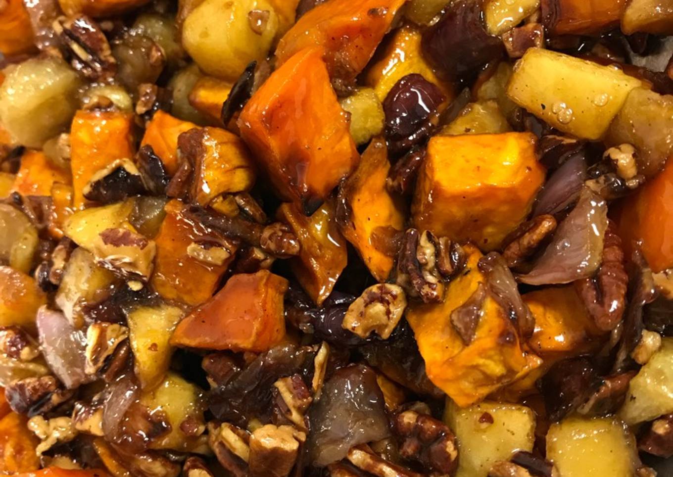 Apple-Sweet Potato Hash