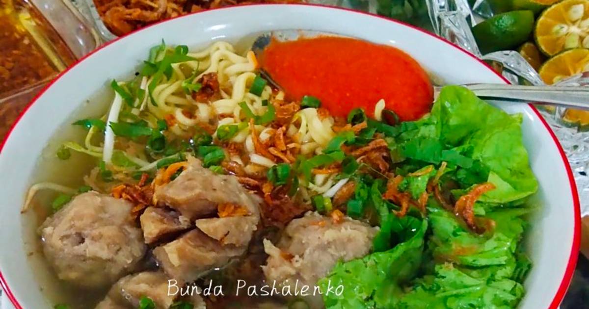 Resep Kuah Bakso Sapi Oleh Bunda Pashalenko Cookpad