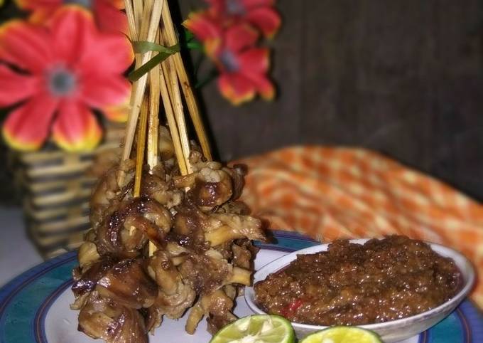 Cara Gampang Menyiapkan Sate Jamur Tiram Saus Kacang, Lezat