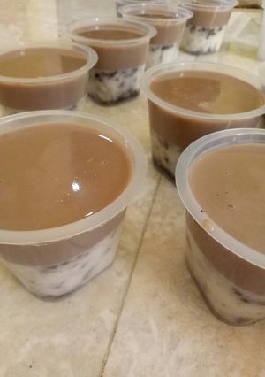 Foto resep Puding Oreo Milo