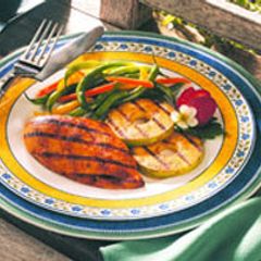 Grilled Apple Chicken A picture of Grilled Apple Chicken.